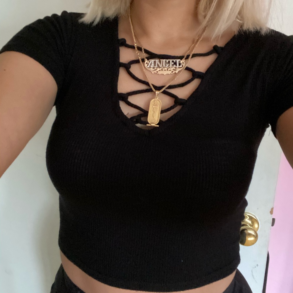Black Brandy Melville Crop top